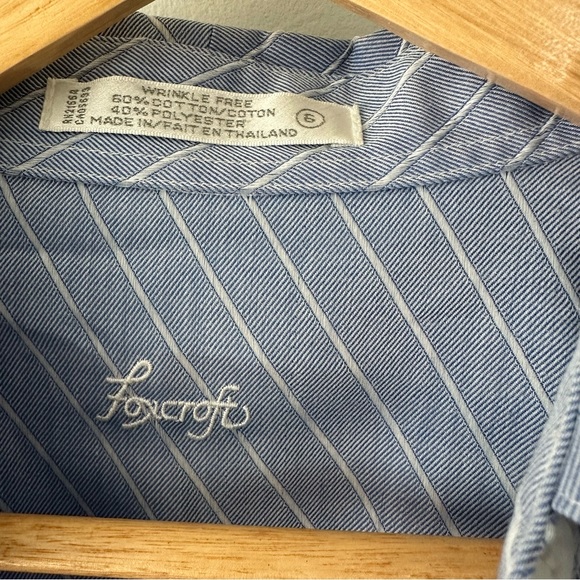 Foxcroft Button Down with Wear on the back (See Picture) - Picture 7 of 8